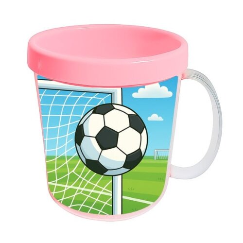 Caneca Acrílica Infantil Personalizada Futebol