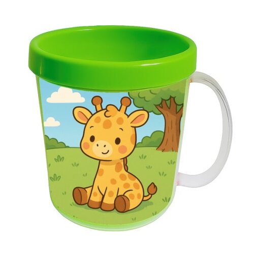 Caneca Acrílica Infantil Personalizada Girafinha Baby