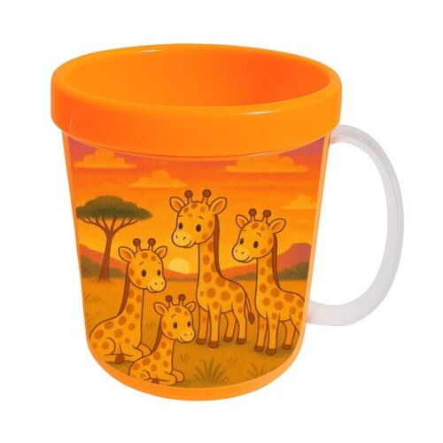 Caneca Acrílica Infantil Personalizada Girafinhas