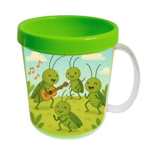 Caneca Acrílica Infantil Personalizada Grilos