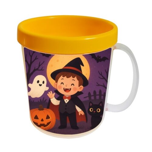 Caneca Acrílica Infantil Personalizada Halloween