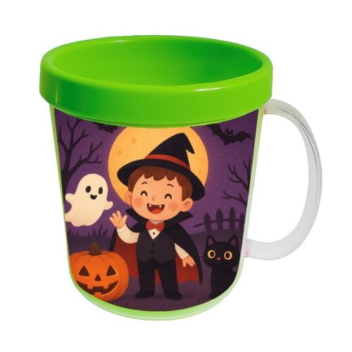 Caneca Acrílica Infantil Personalizada Halloween