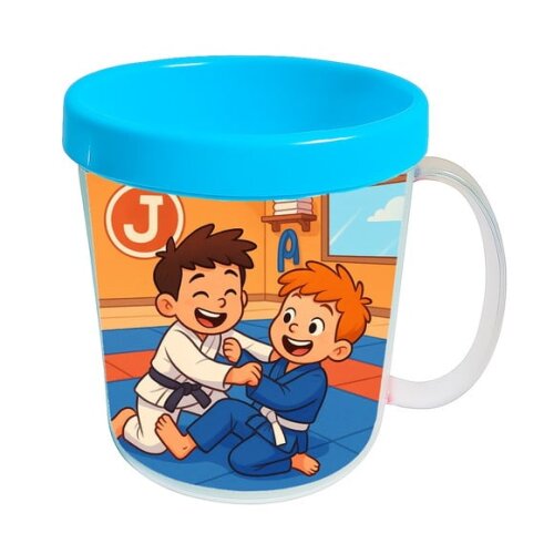Caneca Acrílica Infantil Personalizada Jiu-jítsu