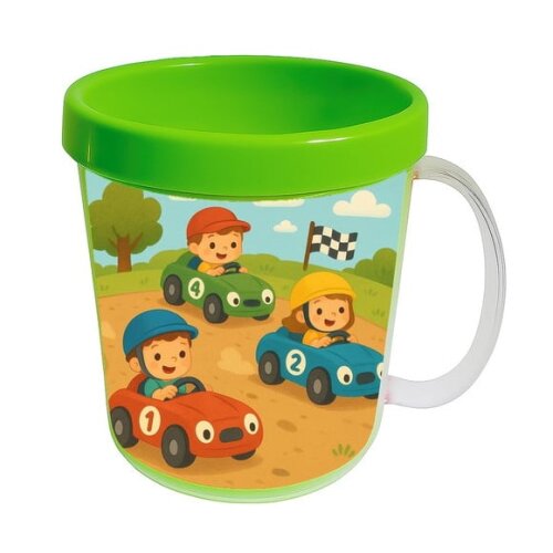 Caneca Acrílica Infantil Personalizada Kart Infantil