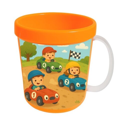 Caneca Acrílica Infantil Personalizada Kart Infantil