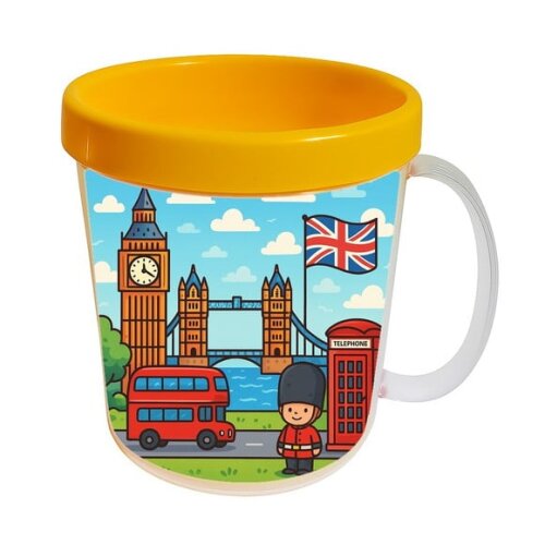 Caneca Acrílica Infantil Personalizada Londres