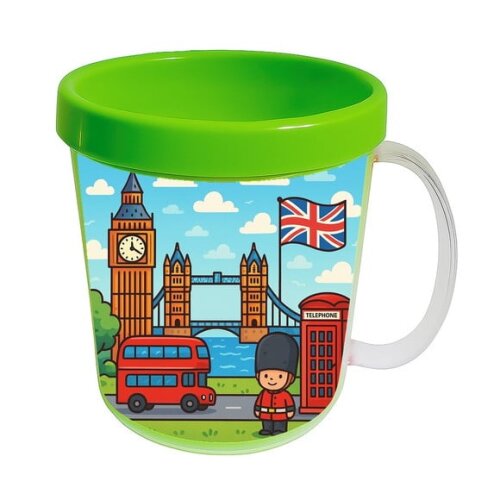 Caneca Acrílica Infantil Personalizada Londres