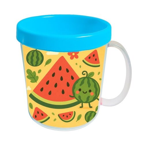 Caneca Acrílica Infantil Personalizada Melancia