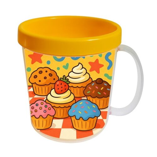 Caneca Acrílica Infantil Personalizada Muffins