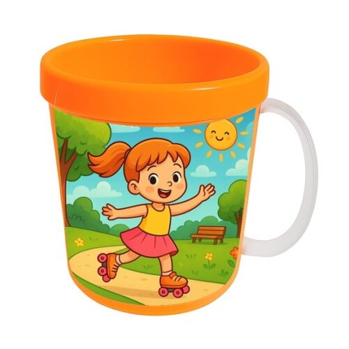 Caneca Acrílica Infantil Personalizada Patins