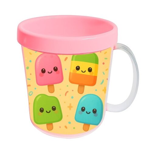 Caneca Acrílica Infantil Personalizada Picolés