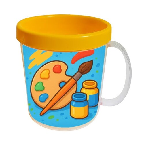 Caneca Acrílica Infantil Personalizada Pintura e Tintas