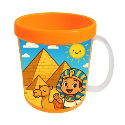 Caneca Acrílica Infantil Personalizada Pirâmides do Egito