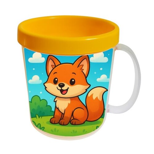 Caneca Acrílica Infantil Personalizada Raposinha