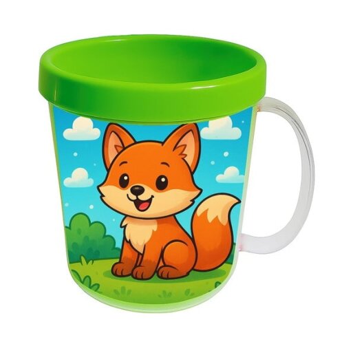 Caneca Acrílica Infantil Personalizada Raposinha