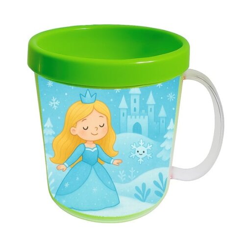 Caneca Acrílica Infantil Personalizada Reino do Gelo
