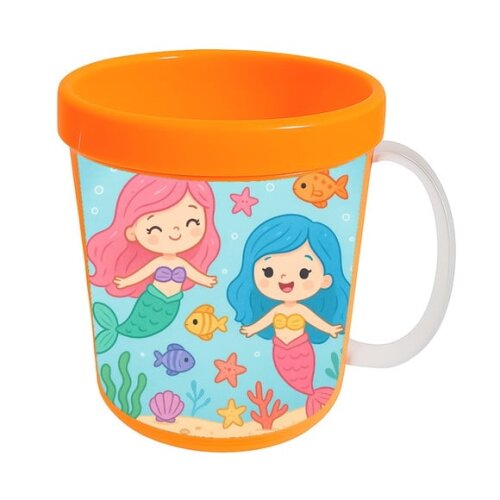 Caneca Acrílica Infantil Personalizada Sereias