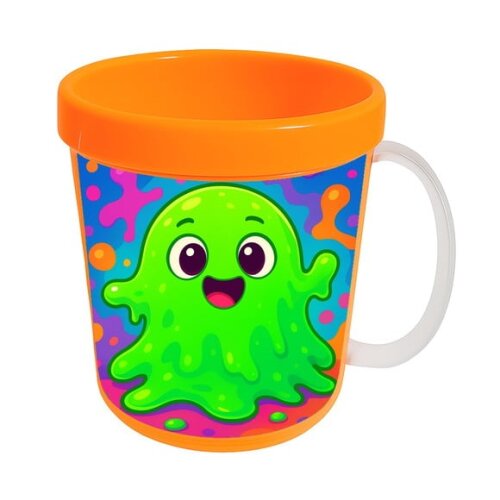 Caneca Acrílica Infantil Personalizada Slime