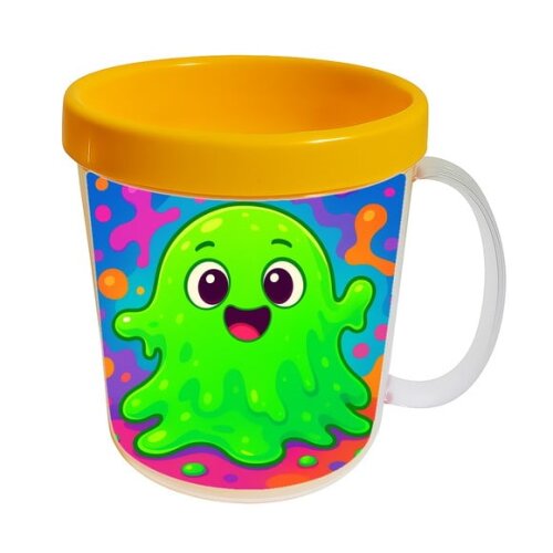 Caneca Acrílica Infantil Personalizada Slime