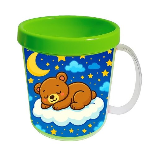 Caneca Acrílica Infantil Personalizada Ursinho Soninho