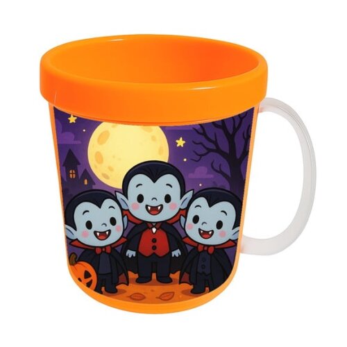Caneca Acrílica Infantil Personalizada Vampirinhos Fofinhos