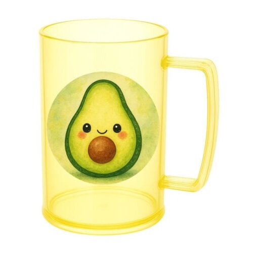 Caneca de Chopp Infantil Personalizada Abacate