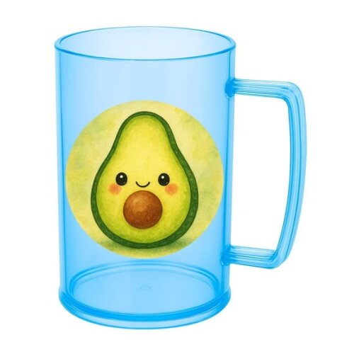 Caneca de Chopp Infantil Personalizada Abacate