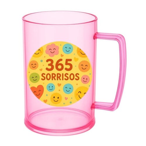 Caneca de Chopp Infantil Personalizada 365 Sorrisos