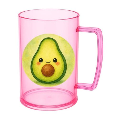 Caneca de Chopp Infantil Personalizada Abacate
