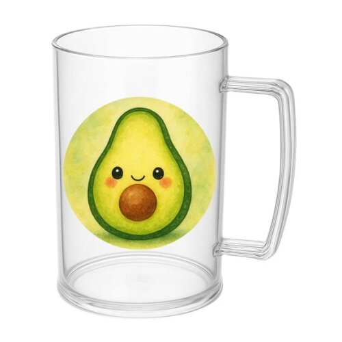 Caneca de Chopp Infantil Personalizada Abacate
