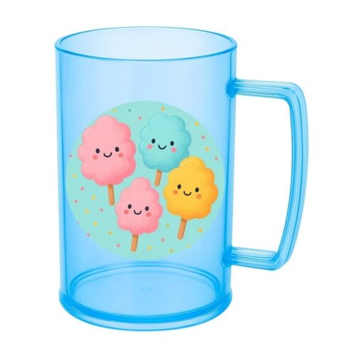 Caneca de Chopp Infantil Personalizada Algodão Doce