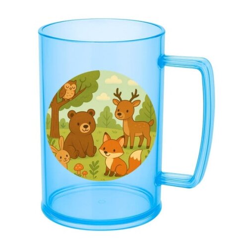 Caneca de Chopp Infantil Personalizada Animais da Floresta