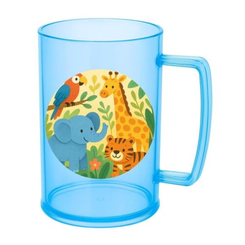 Caneca de Chopp Infantil Personalizada Animais Exóticos