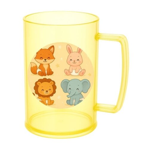 Caneca de Chopp Infantil Personalizada Animais Fofinhos Baby