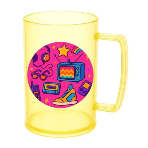 Caneca de Chopp Infantil Personalizada Anos 80