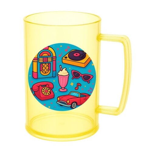 Caneca de Chopp Infantil Personalizada Anos 50