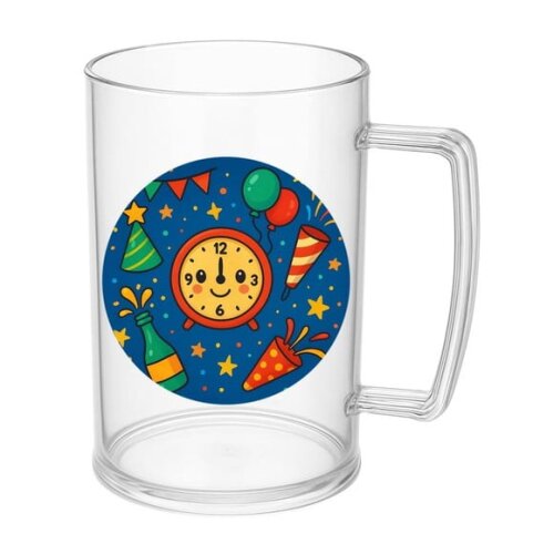 Caneca de Chopp Infantil Personalizada Ano Novo