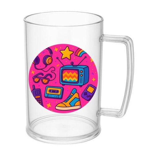 Caneca de Chopp Infantil Personalizada Anos 80