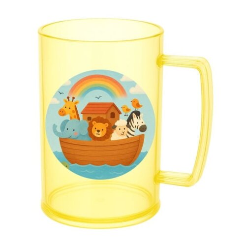 Caneca de Chopp Infantil Personalizada Arca de Noé