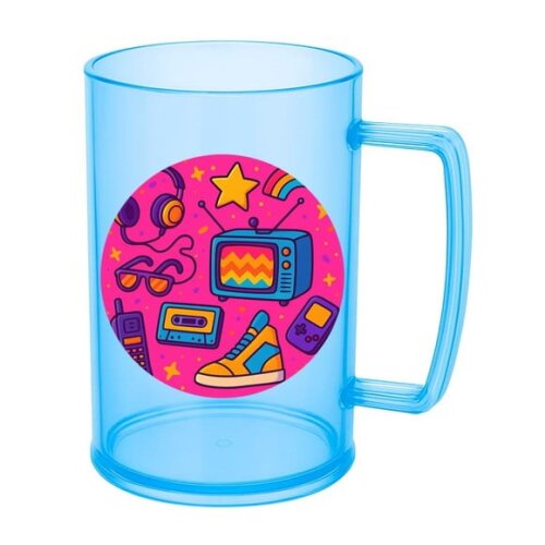 Caneca de Chopp Infantil Personalizada Anos 80