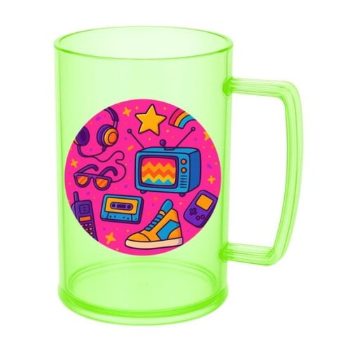 Caneca de Chopp Infantil Personalizada Anos 80