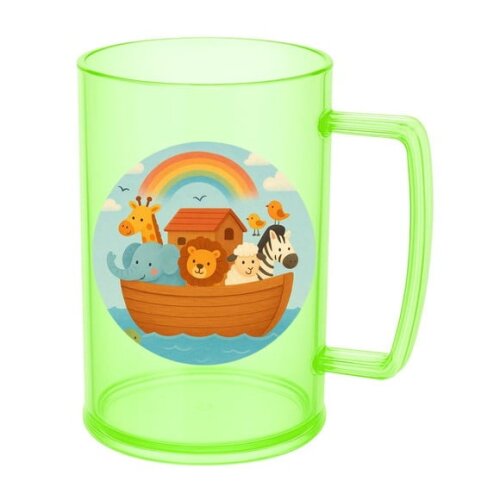Caneca de Chopp Infantil Personalizada Arca de Noé