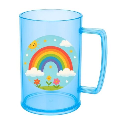 Caneca de Chopp Infantil Personalizada Arco-íris