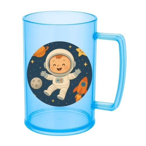Caneca de Chopp Infantil Personalizada Astronauta Baby