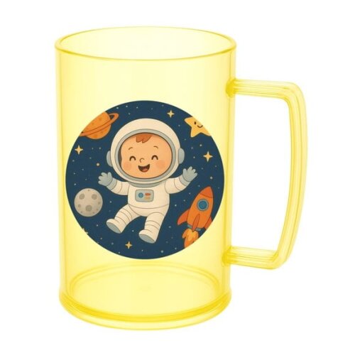 Caneca de Chopp Infantil Personalizada Astronauta Baby