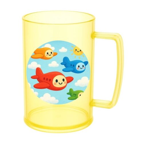 Caneca de Chopp Infantil Personalizada Aviões