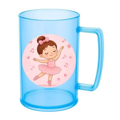 Caneca de Chopp Infantil Personalizada Bailarina