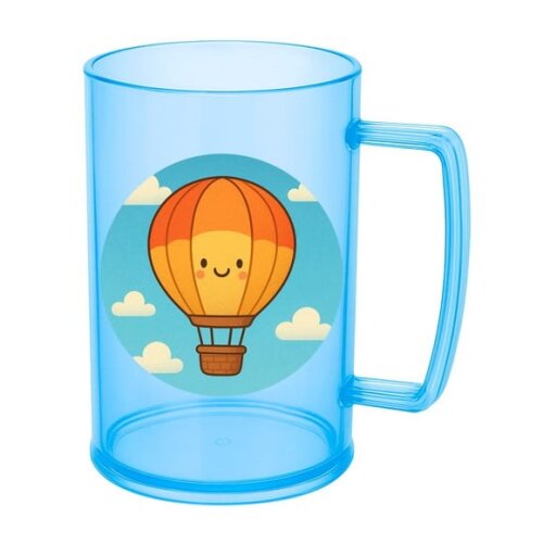 Caneca de Chopp Infantil Personalizada Balão de Ar Quente