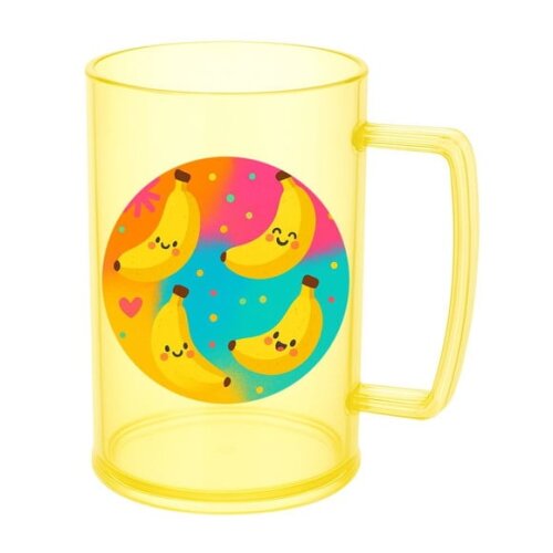 Caneca de Chopp Infantil Personalizada Bananas Divertidas