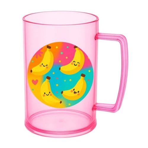 Caneca de Chopp Infantil Personalizada Bananas Divertidas